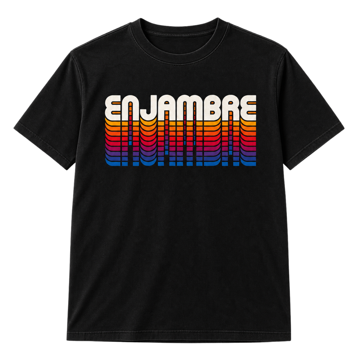 Playera vintage negra
