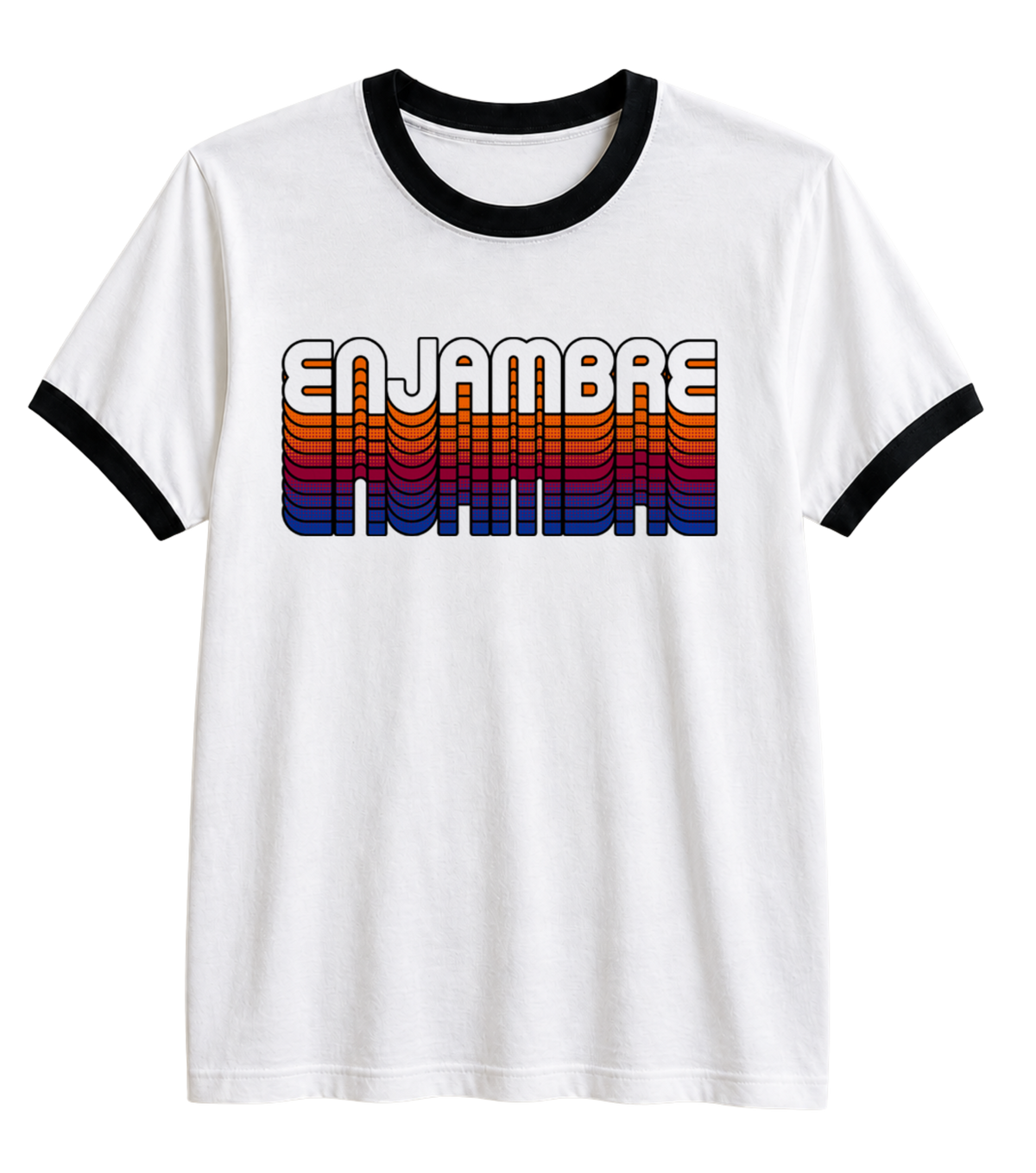 Playera vintage blanca