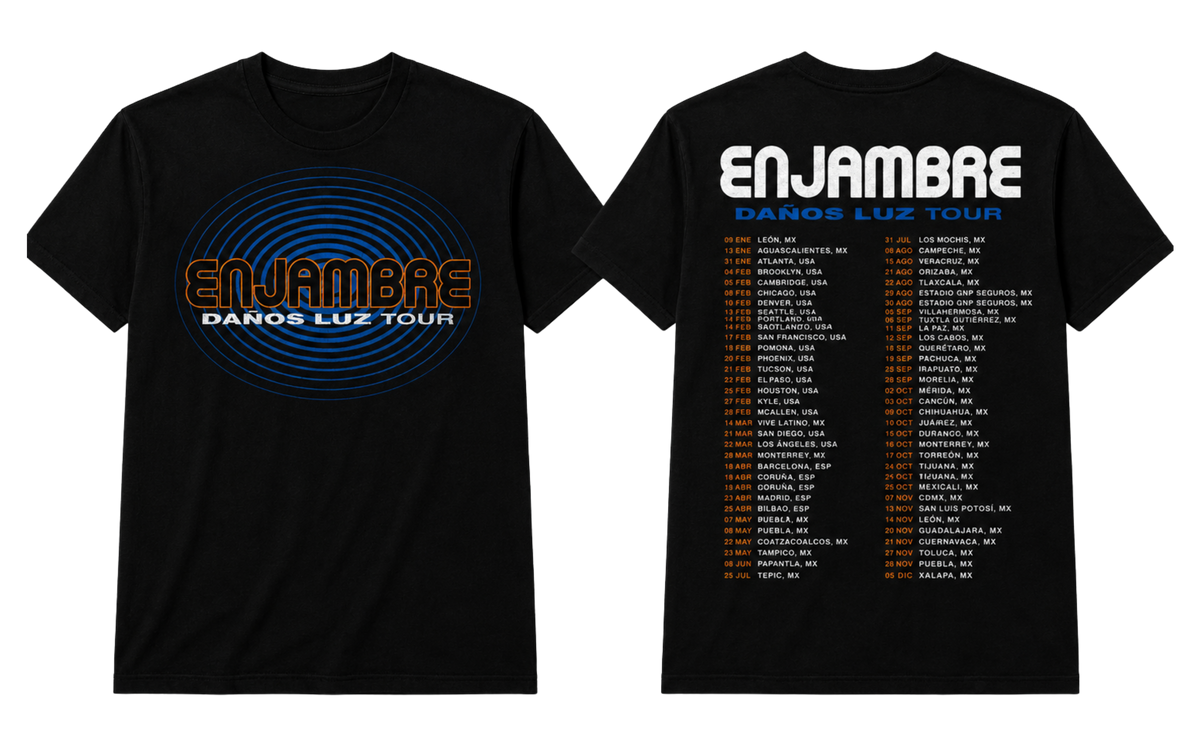 Playera Tour Daños luz