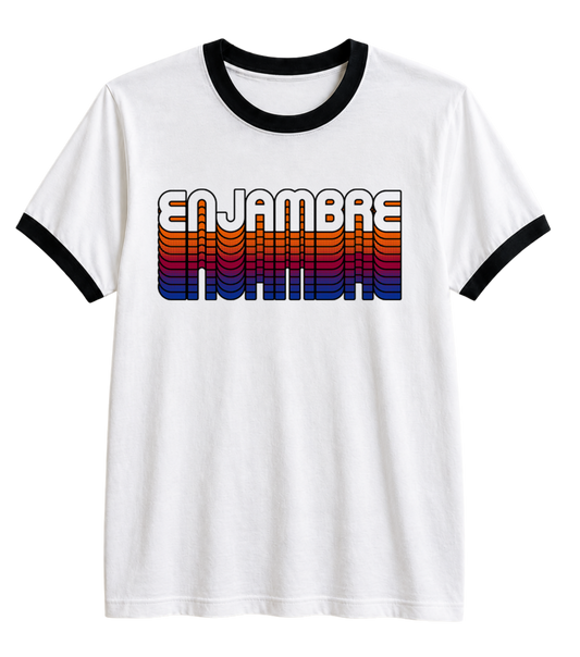 Playera vintage blanca